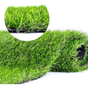 Grama Sintética Artificial 30mm Bicolor Soft Semelhante Natural Premium Para Pet - 100cm x 50cm